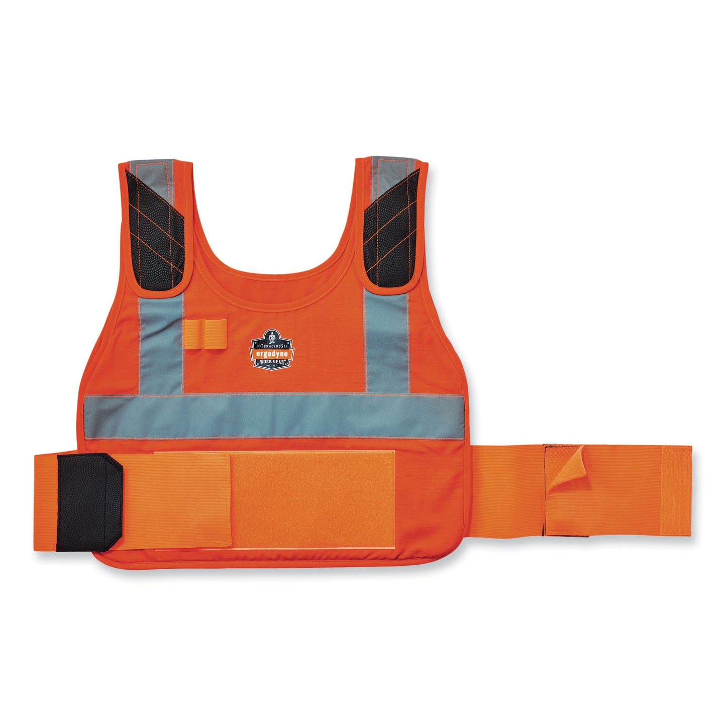 ergodyne Chill-Its 6225 Premium FR Phase Change Cooling Vest, Modacrylic Cotton, Small/Medium, Orange (12205)