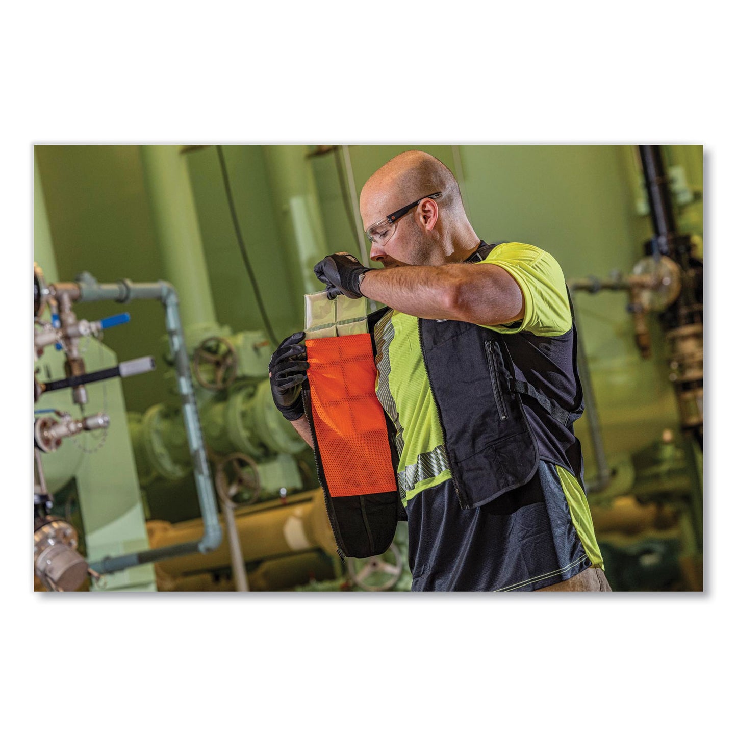 ergodyne Chill-Its 6250 Lightweight Phase Change Cooling Packs, 6 x 13, 4/Carton (12120)