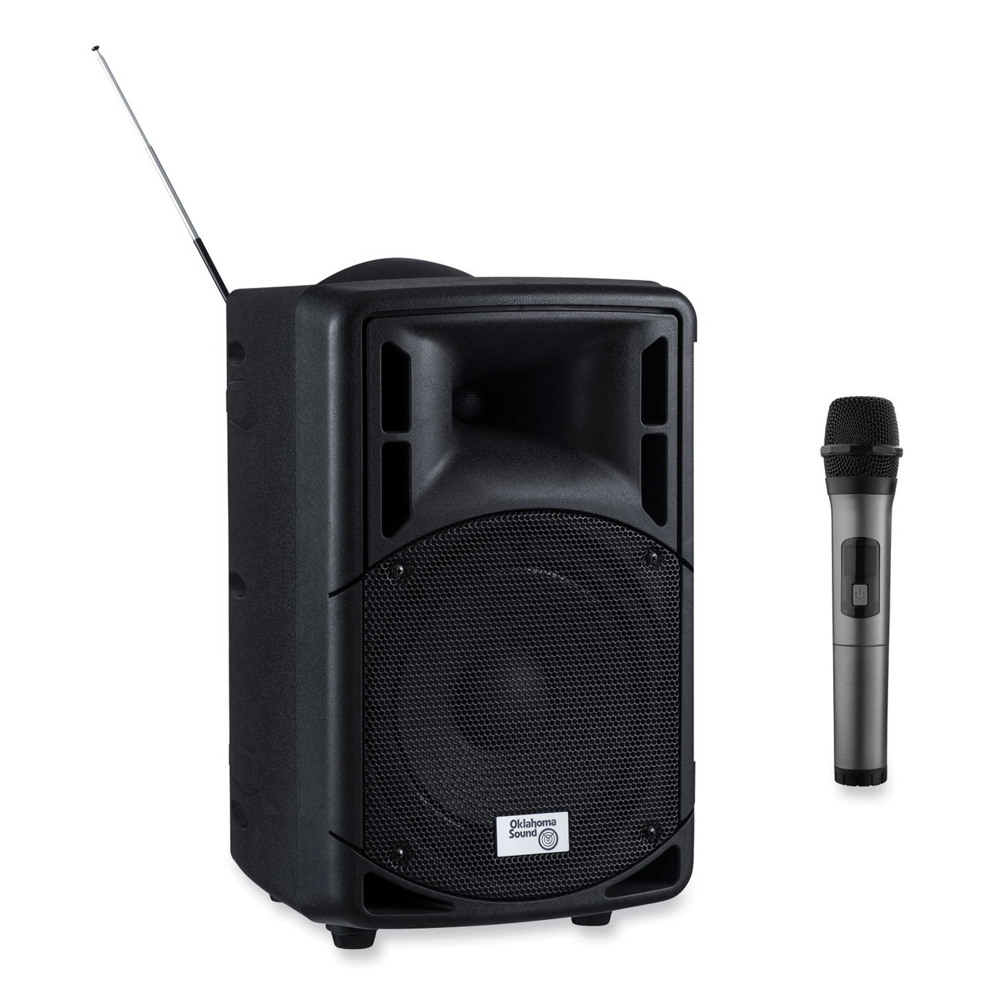 Oklahoma Sound Wireless PA System with Wireless Handheld Microphone, 40 W, Black (PRA8000PRA85)