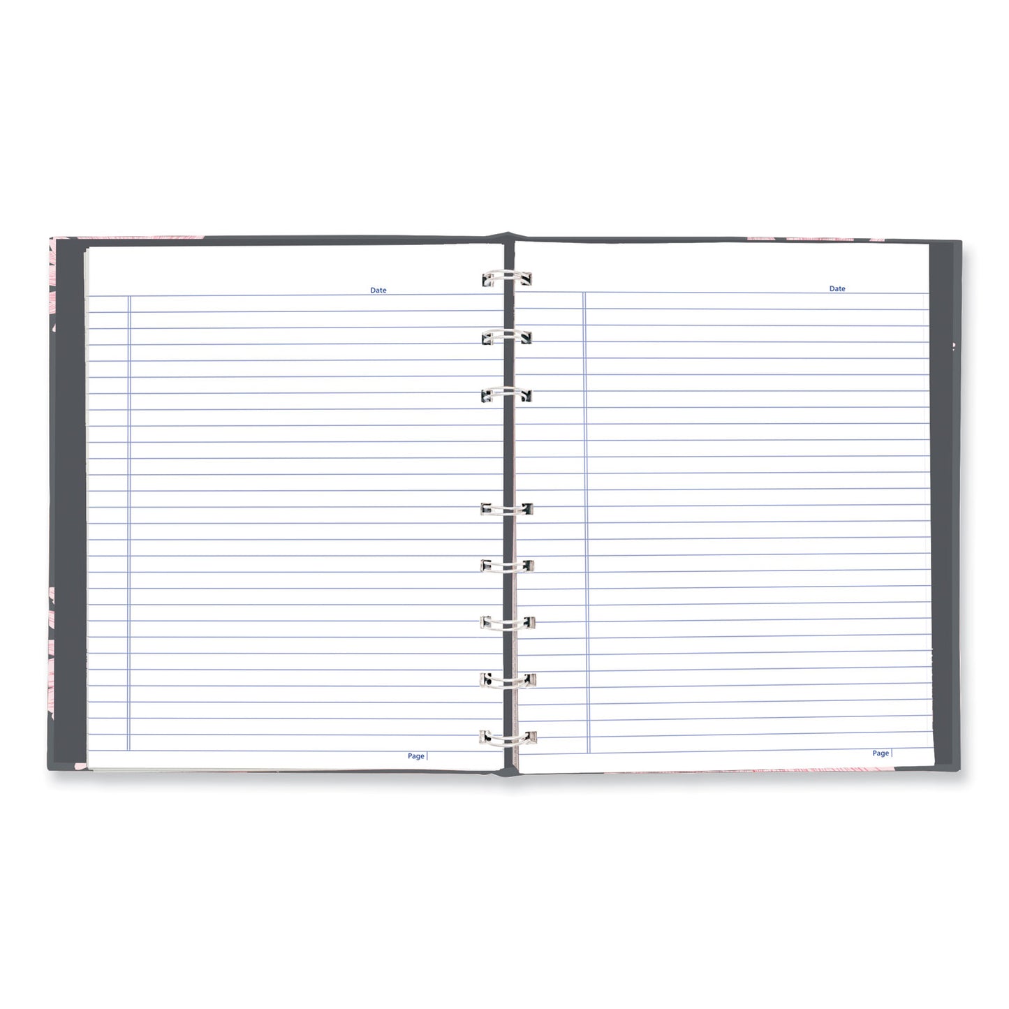 Blueline NotePro Notebook, 1-Subject, Medium/College Rule, Pink/Gray Cover, (75) 9.25 x 7.25 Sheets (A601601)