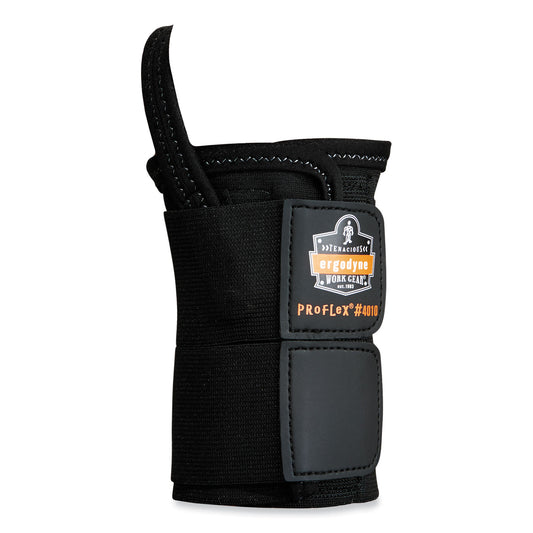 ergodyne ProFlex 4010 Double Strap Wrist Support, Medium, Fits Right Hand, Black (70024)