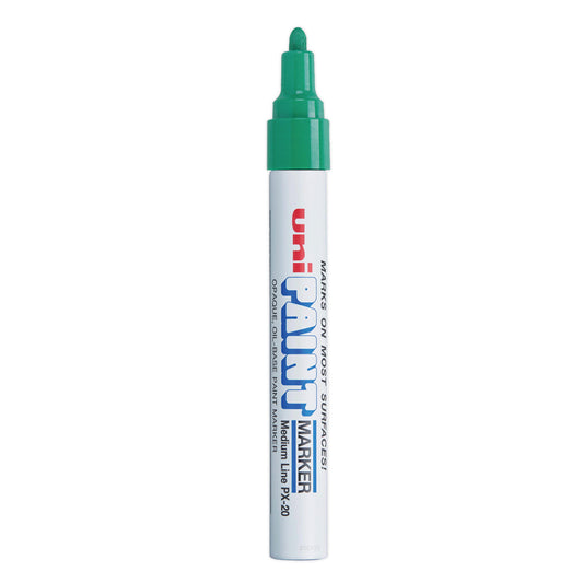 uni Paint Permanent Marker, Medium Bullet Tip, Green (63604)