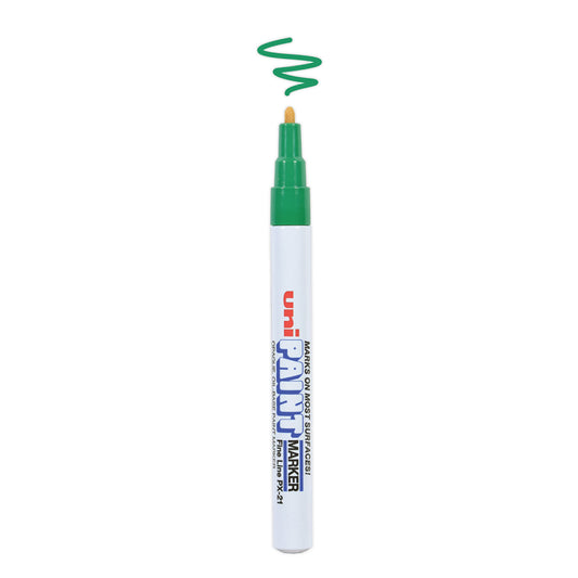 uni Paint Permanent Marker, Fine Bullet Tip, Green (63704)