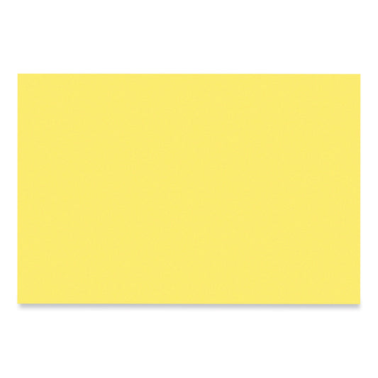 Prang SunWorks Construction Paper, 50 lb Text Weight, 12 x 18, Yellow, 50/Pack (8407)