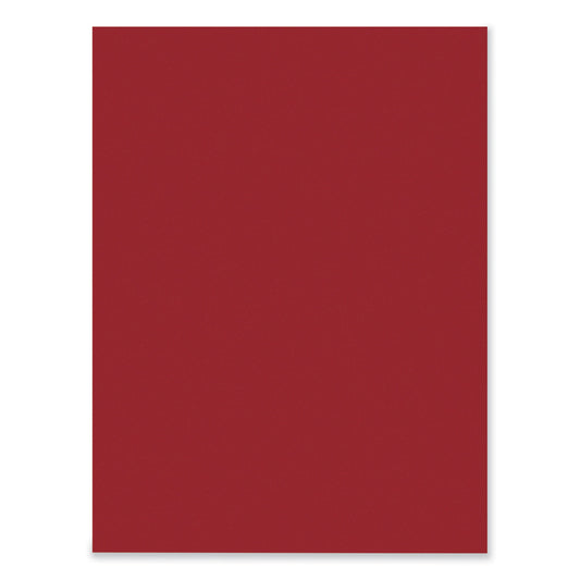 Prang SunWorks Construction Paper, 50 lb Text Weight, 9 x 12, Holiday Red, 50/Pack (9903)
