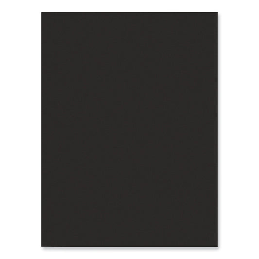 Prang SunWorks Construction Paper, 50 lb Text Weight, 9 x 12, Black, 50/Pack (6303)