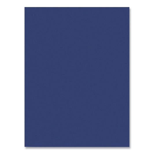 Prang SunWorks Construction Paper, 50 lb Text Weight, 9 x 12, Bright Blue, 50/Pack (7503)
