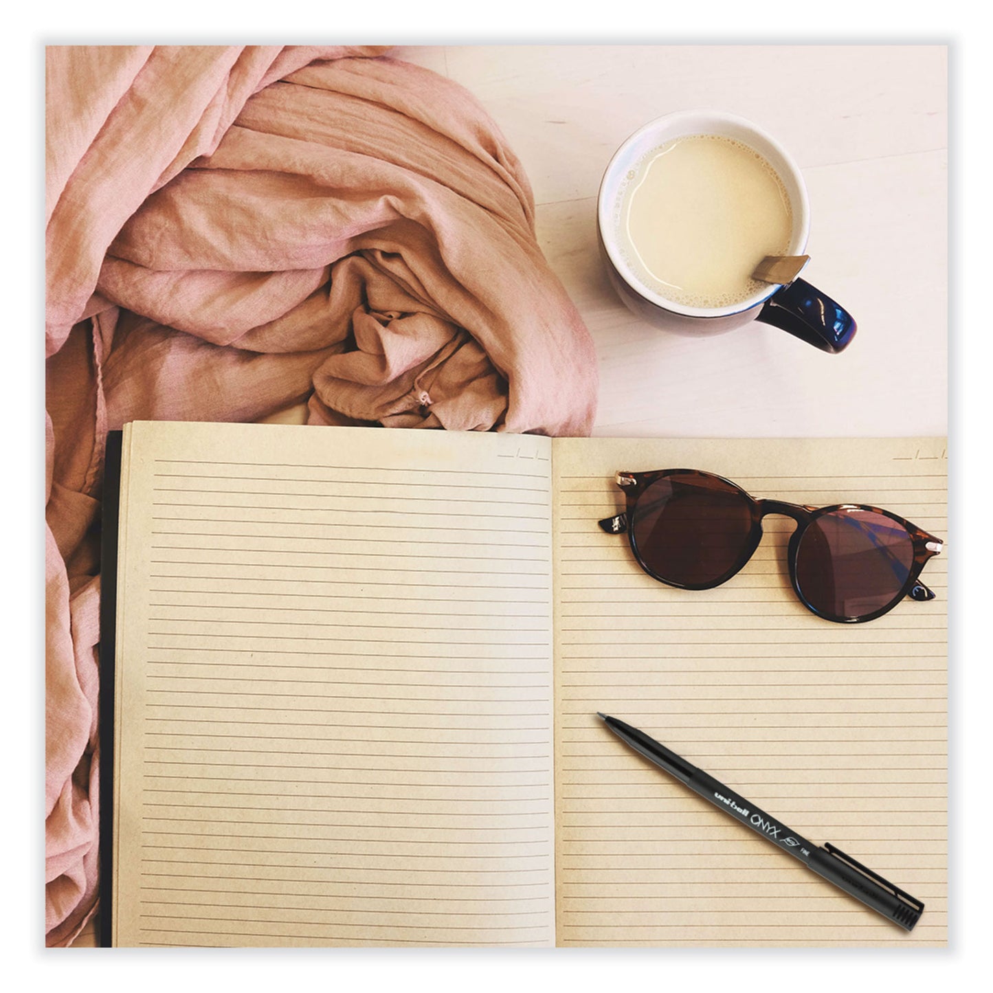 uni-ball ONYX Roller Ball Pen, Stick, Fine 0.7 mm, Red Ink, Black/Red Barrel, Dozen (60144)