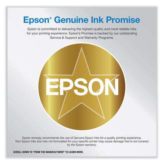Epson T10W400 (T10W) High-Capacity Ink, Yellow