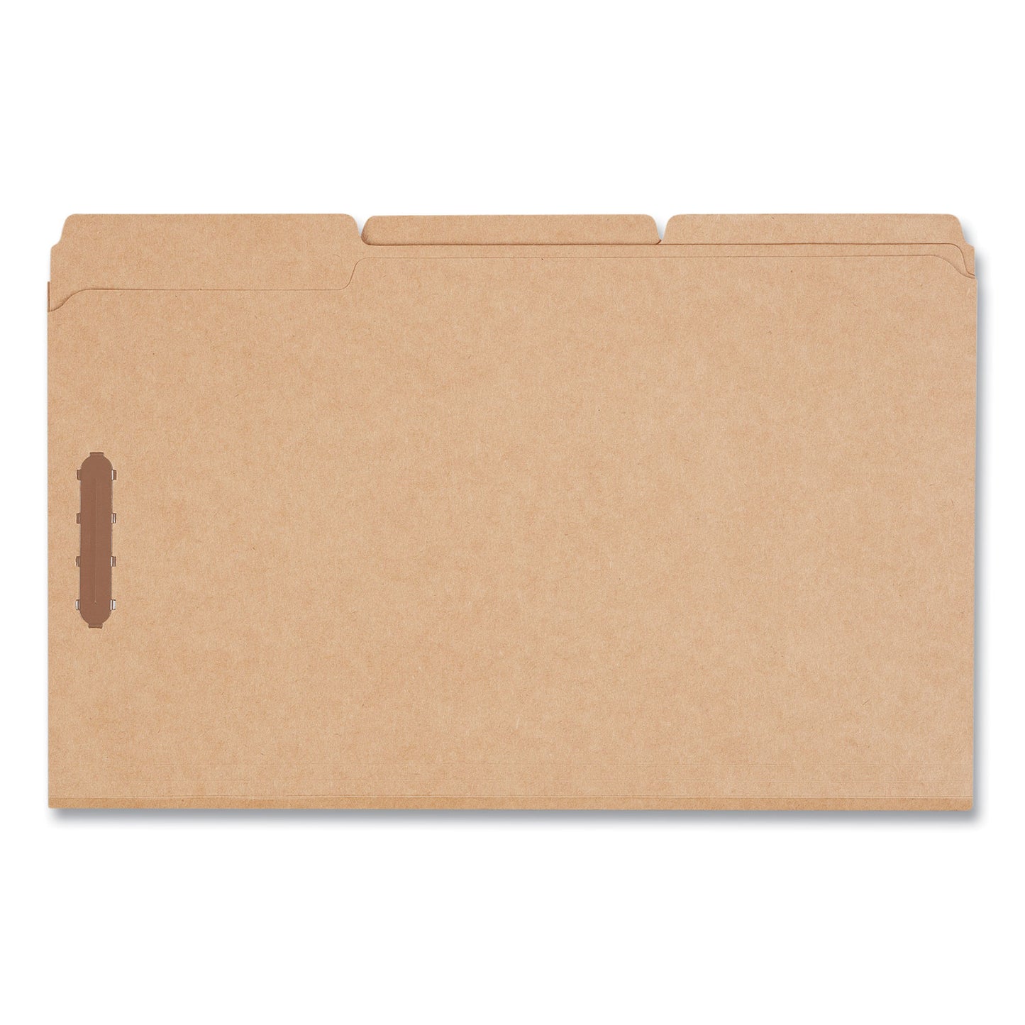 Universal Reinforced Top Tab Fastener Folders, 0.75" Expansion, 2 Fasteners, Legal Size, Brown Kraft Exterior, 50/Box (10412)
