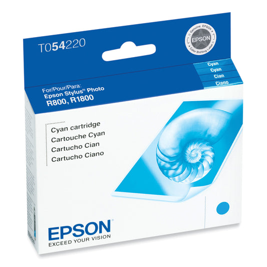 Epson T054220 (54) Ink, 400 Page-Yield, Cyan