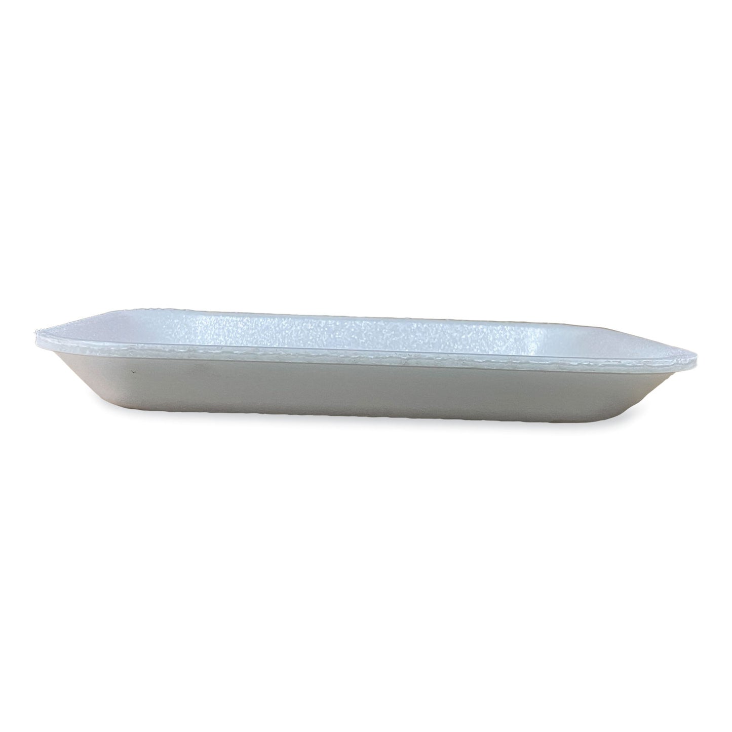 GEN Meat Trays, #2. 8.5 x 6.03 x 1.11, White, 500/Carton (2WH)