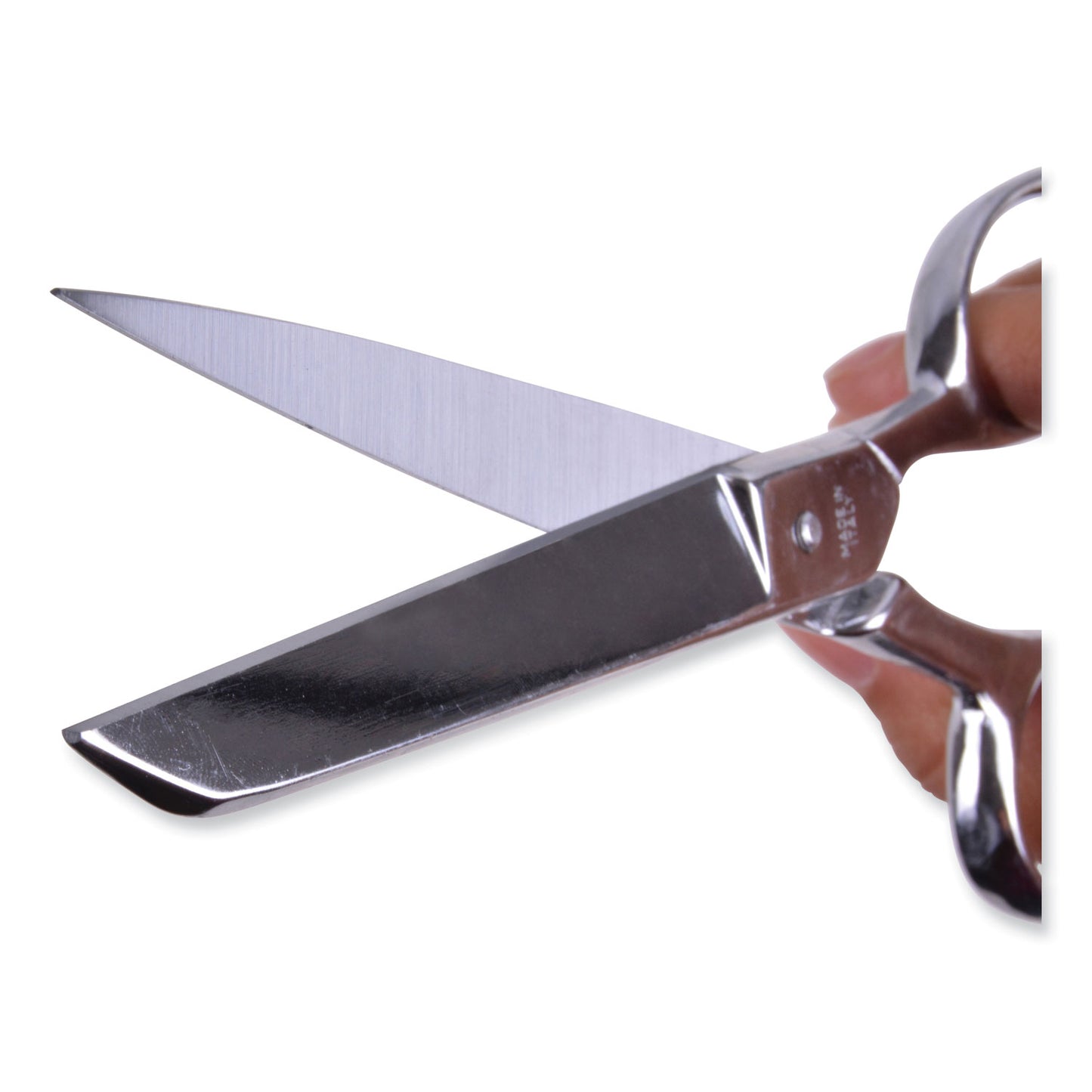 Clauss Hot Forged Carbon Steel Shears, 8" Long, 3.88" Cut Length, Straight Nickel Handle (10257)