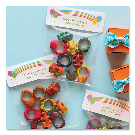 Avery Sure Feed Printable Toppers with Bags, 1.75 x 5, White, 40/Pack (22801)