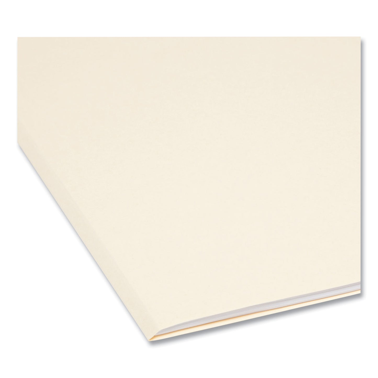 Smead Reinforced Tab Manila File Folders, 1/3-Cut Tabs: Right Position, Letter Size, 0.75" Expansion, 11-pt Manila, 100/Box (10337)