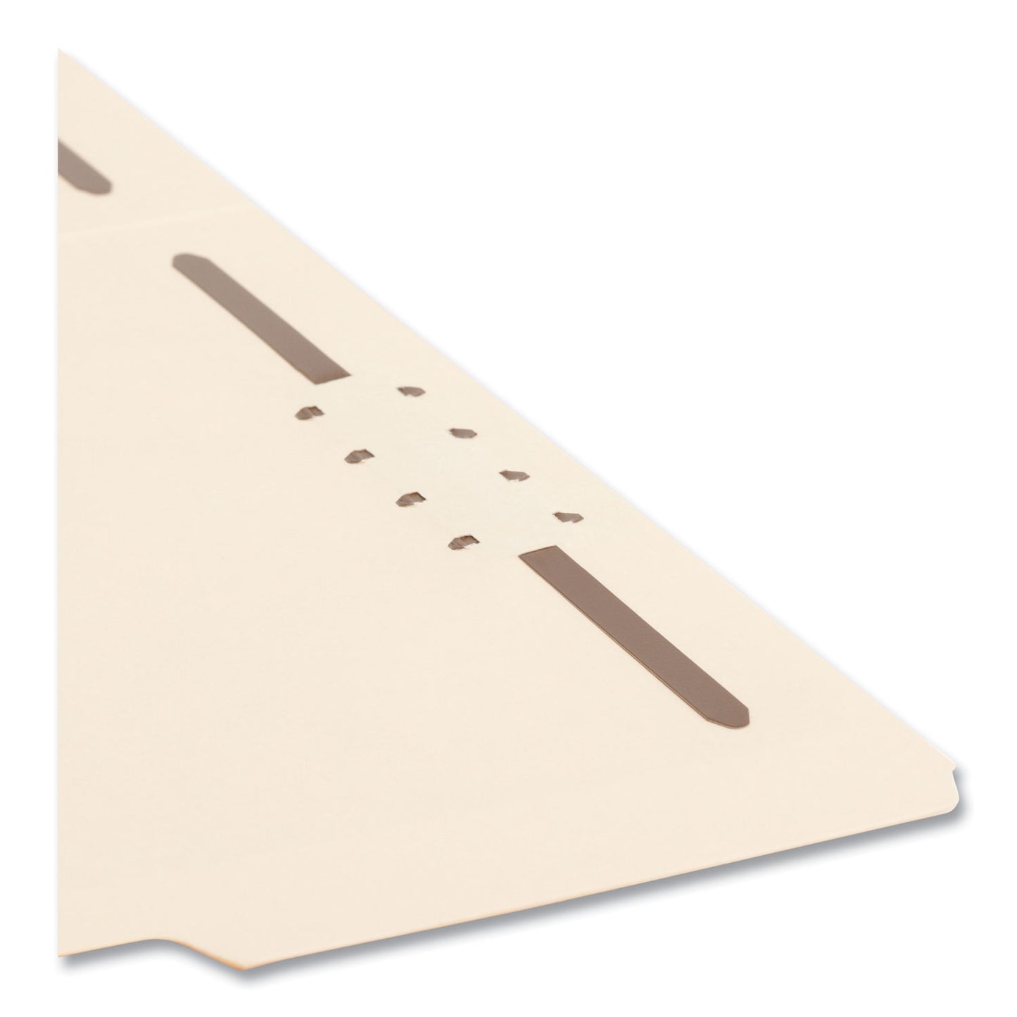 Smead Top Tab Fastener Folders, 1/3-Cut Tabs: Assorted, 0.75" Expansion, 2 Fasteners, Letter Size, Manila Exterior, 50/Box (14537)
