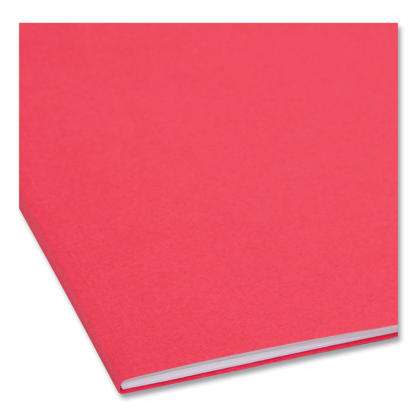 Smead Top Tab Colored Fastener Folders, 0.75" Expansion, 2 Fasteners, Legal Size, Red Exterior, 50/Box (17740)