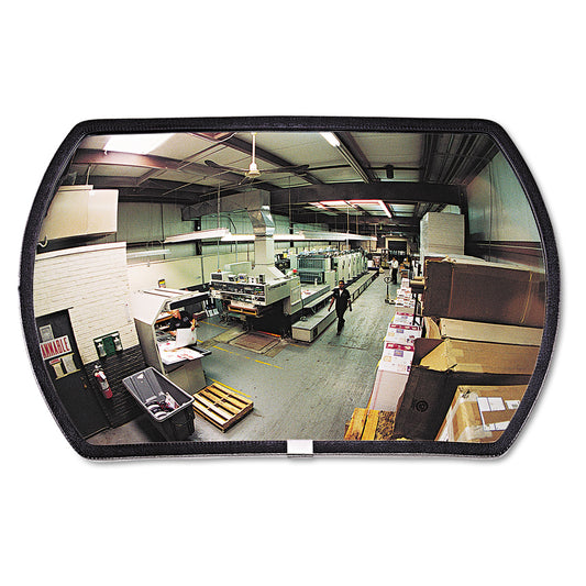 See All 160 degree Convex Security Mirror, Round Rectangular, 18"w x 12"h (RR1218)