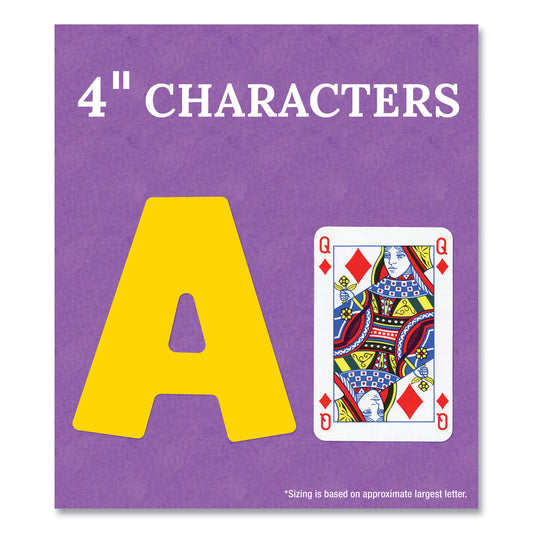 Carson-Dellosa EZ Letter Combo Packs, Color Splash Assortment, 4"h, 219 Characters (130098)