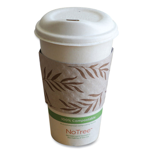 World Centric Hot Cup Sleeves, Fits 8 oz Cups, Natural, 1,000/Carton (SLPAME)
