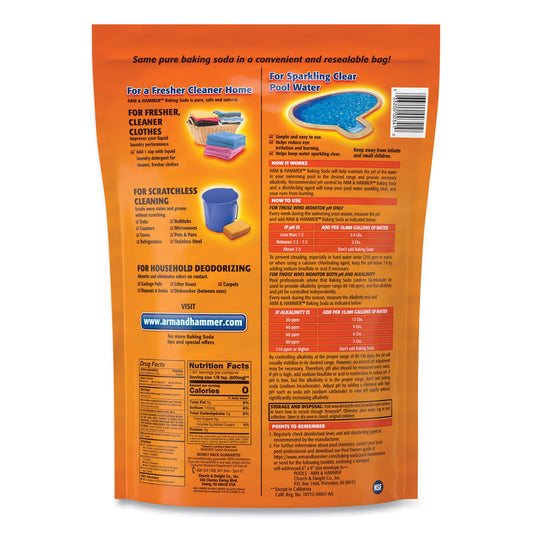 Hammer Baking Soda, 10.8 lb Resealable Bag (3320000341EA)