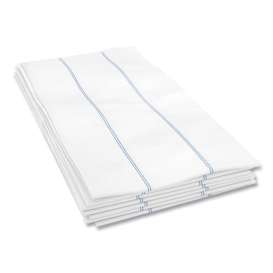 Cascades Tuff-Job Foodservice Towels, 1/4 Fold, 13 x 24, White/Blue, 72/Carton (W930)