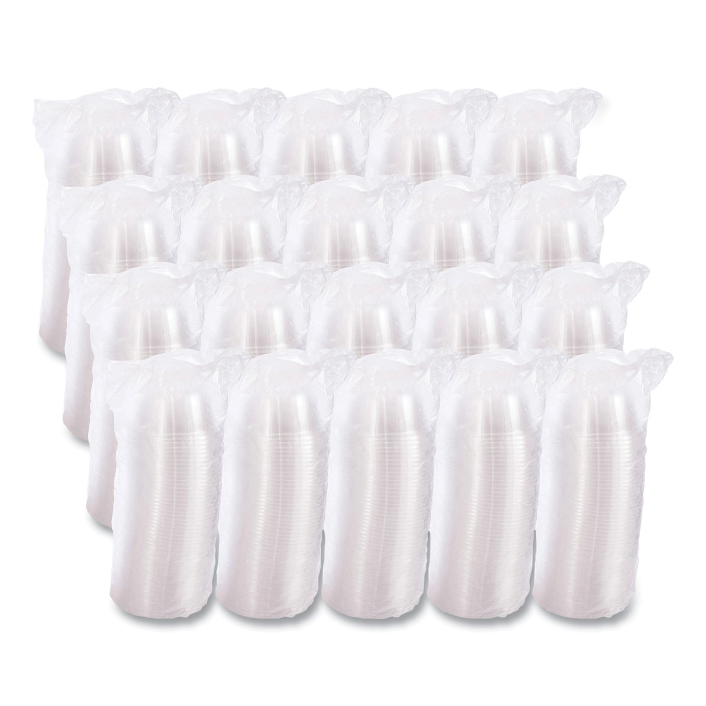 Dart D-T Sundae/Cold Cup Lids, Fits 5 oz to 32 oz Cups, Clear, 50 Pack 20 Packs/Carton (20HDLC)