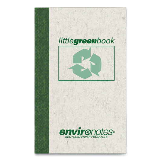 Roaring Spring Little Green Memo Book, Narrow Rule, Gray Cover, (60) 5 x 3 Sheets, 48/Carton (77356CS)
