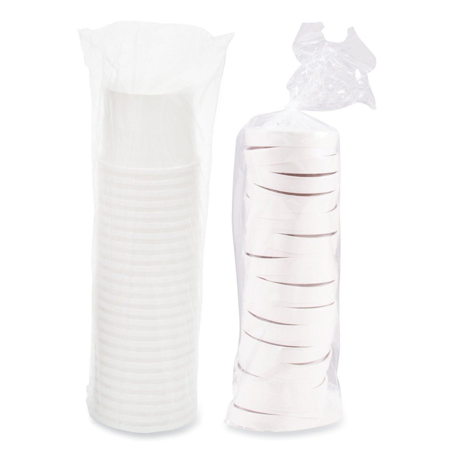 SOLO Flexstyle Food Lid Container, 12.1 oz, 3.6" Diameter, White, Plastic, 250/Carton (KHSB12AWH)