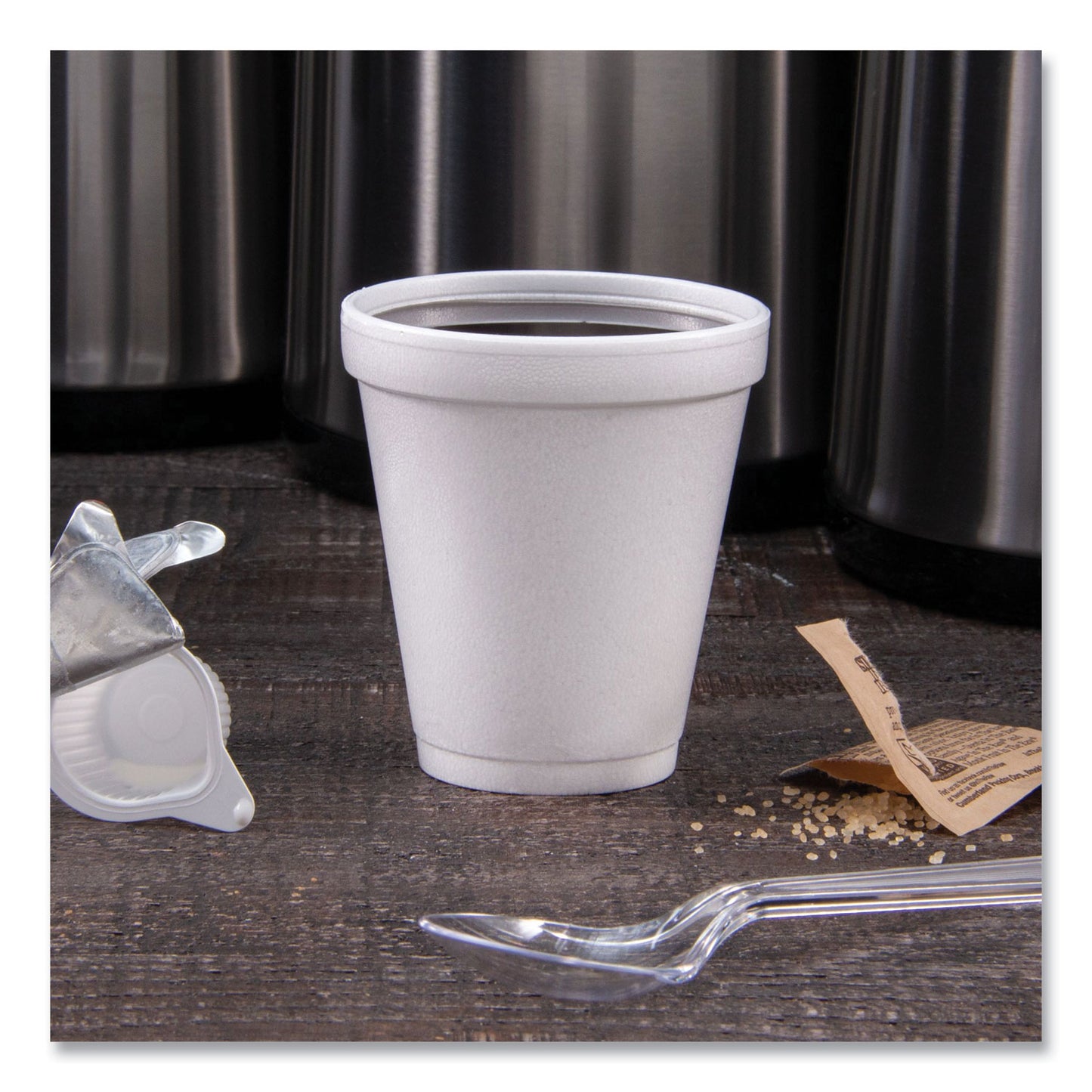 Dart Foam Drink Cups, 8 oz, White, 25/Bag, 40 Bags/Carton (W8J8S)
