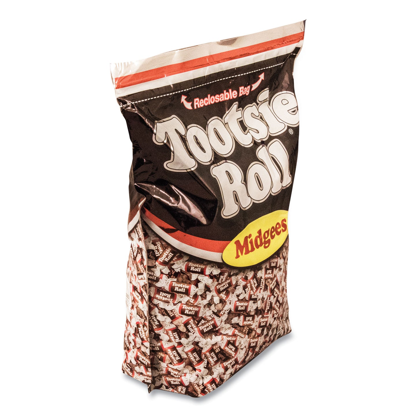 Tootsie Roll Midgees, Chocolate, 5 lb Bag (SN884580)
