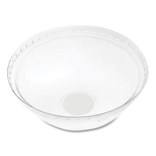 Karat PET Lids, Dome Lid, Fits 32 oz Cold Cups, Clear, 500/Carton (CKDL107)