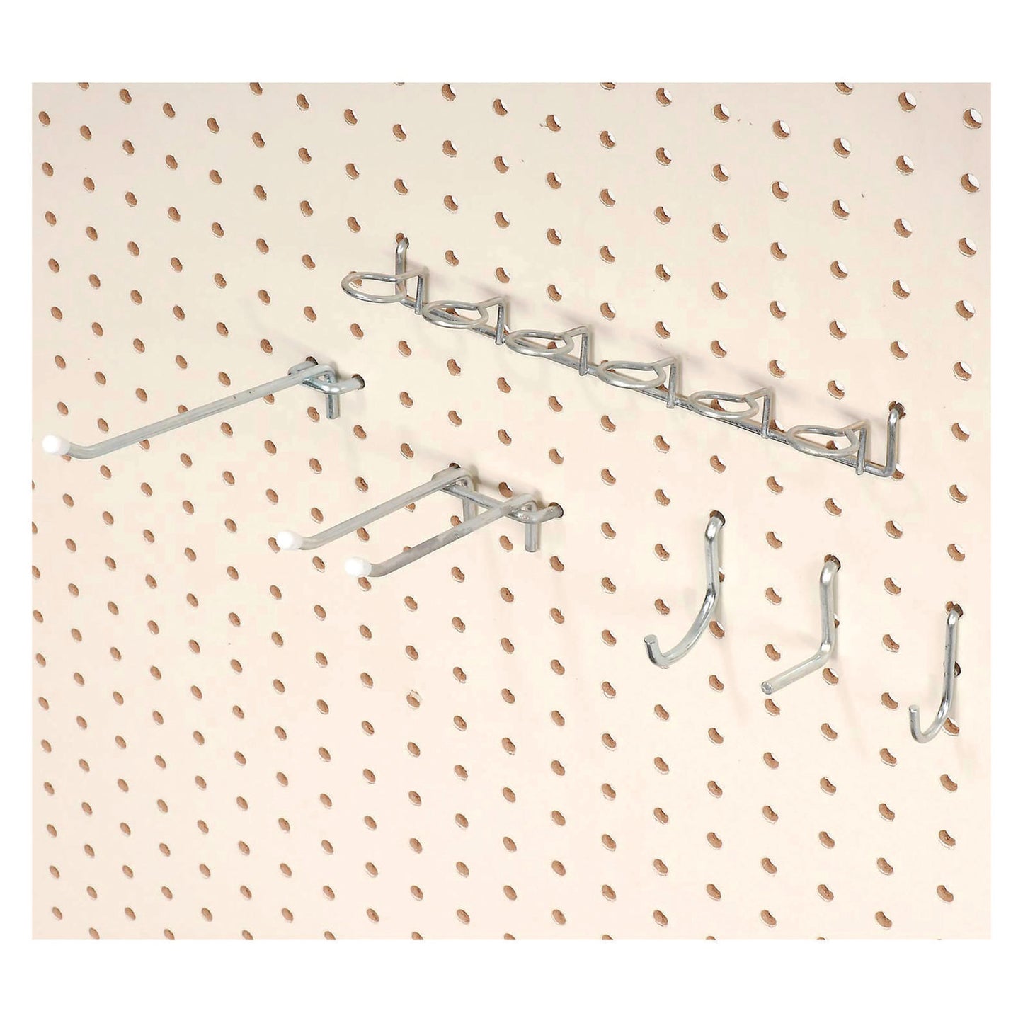 Global Industrial Pegboard Hooks, 30-Piece Assorted Hooks, Steel (606968)
