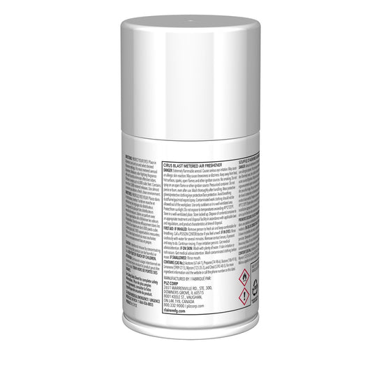 Claire Metered Air Freshener, 7 oz Aerosol Spray, Citrus Blast, 12/Carton (112)