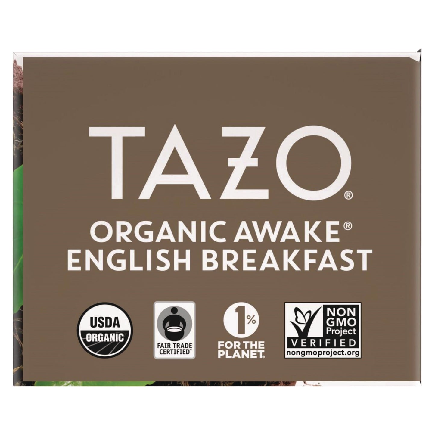 Tazo Tea Bags, Organic Awake English Breakfast, 16/Box, 6 Boxes/Carton (00303)