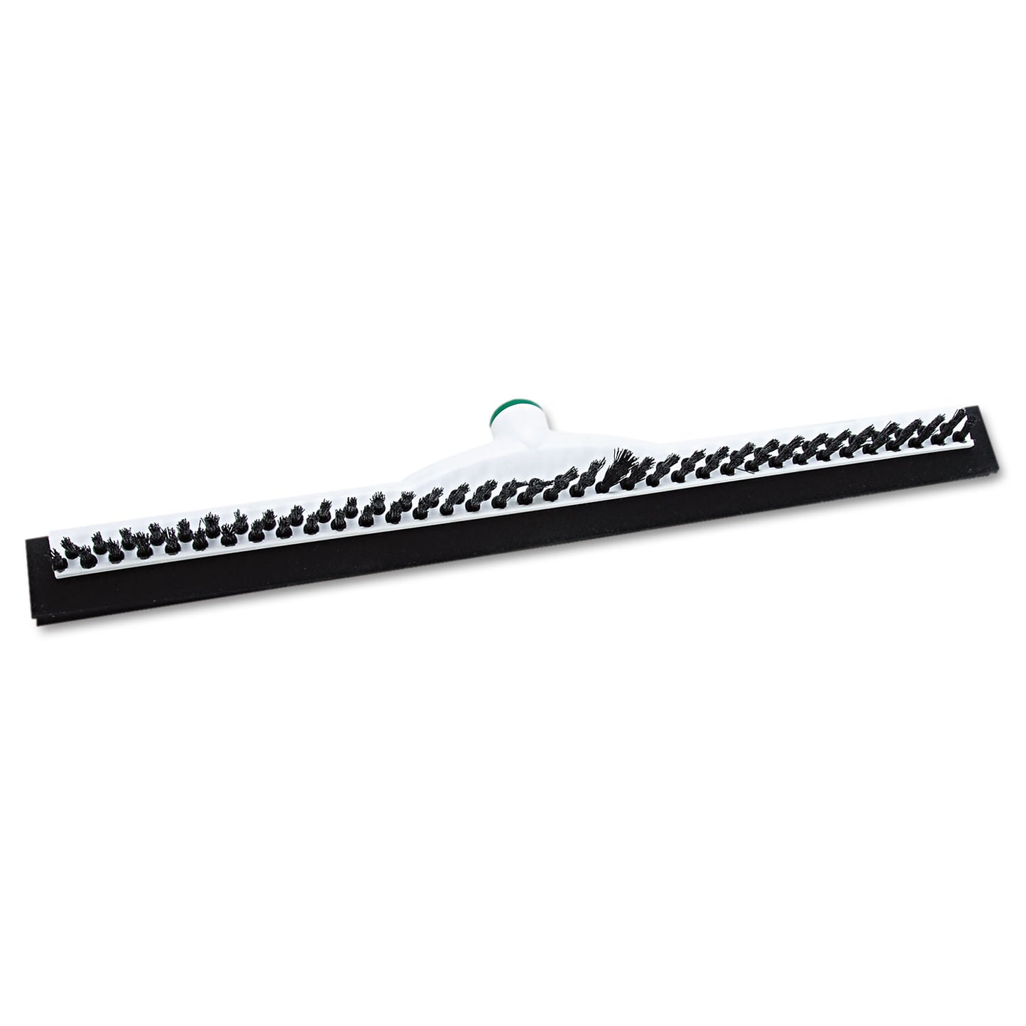 Unger Sanitary Brush with Squeegee, Black Polypropylene Bristles, 22" Brush (PB55A)