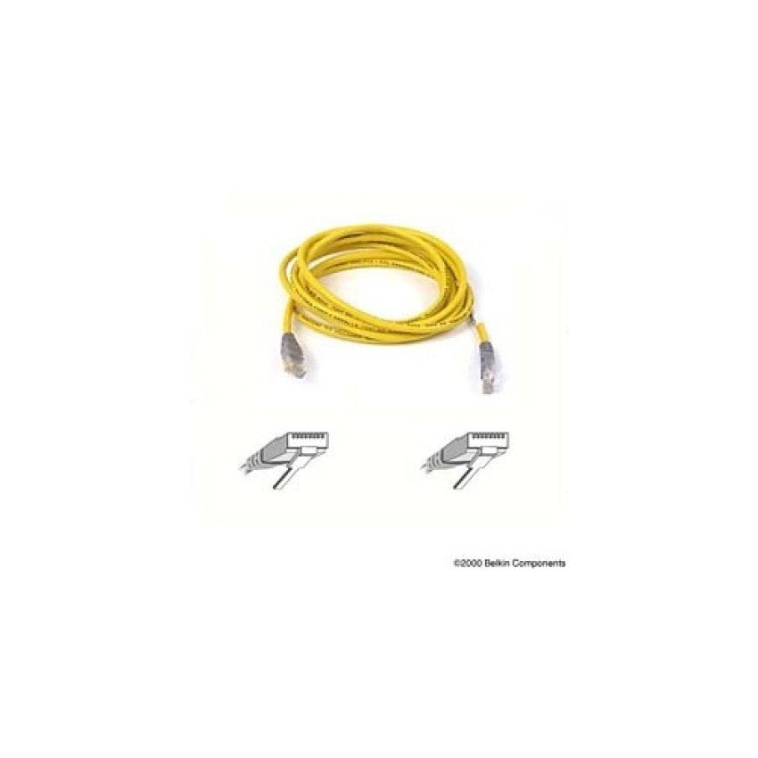 Belkin Cat5e X-over Cable Rj45m/rj45m 3 Yellow (A3X12603YLWM)