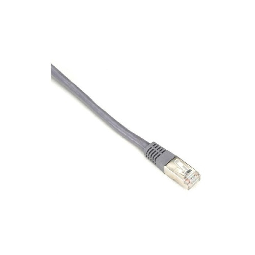 Black Box Cat6 250-mhz Molded Slimline Stranded Ethernet Patch Cable - Shielded (s/ftp), Cm Pvc (rj45 M/m), Gray, 15-ft. (4.6-m) (EVNSL0272GY0015)