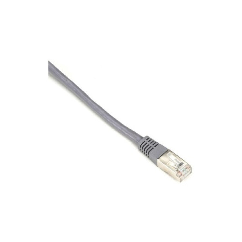 Black Box Cat6 250-mhz Molded Slimline Stranded Ethernet Patch Cable - Shielded (s/ftp), Cm Pvc (rj45 M/m), Gray, 30-ft. (9.1-m) (EVNSL0272GY0030)