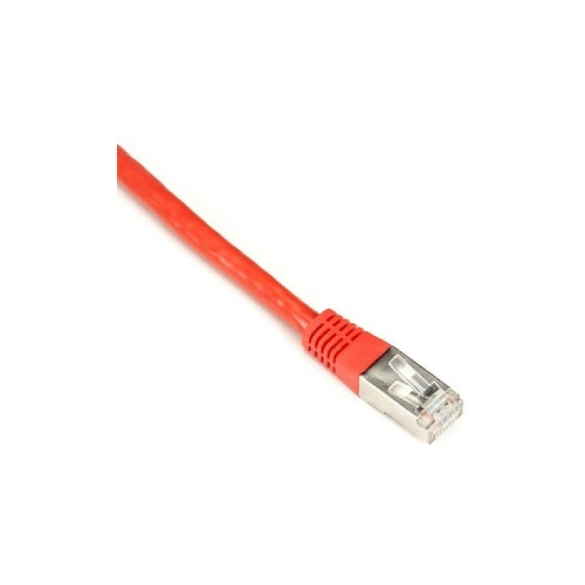 Black Box Cat6 250-mhz Molded Slimline Stranded Ethernet Patch Cable - Shielded (s/ftp), Cm Pvc (rj45 M/m), Red, 3-ft. (0.9-m) (EVNSL0272RD0003)