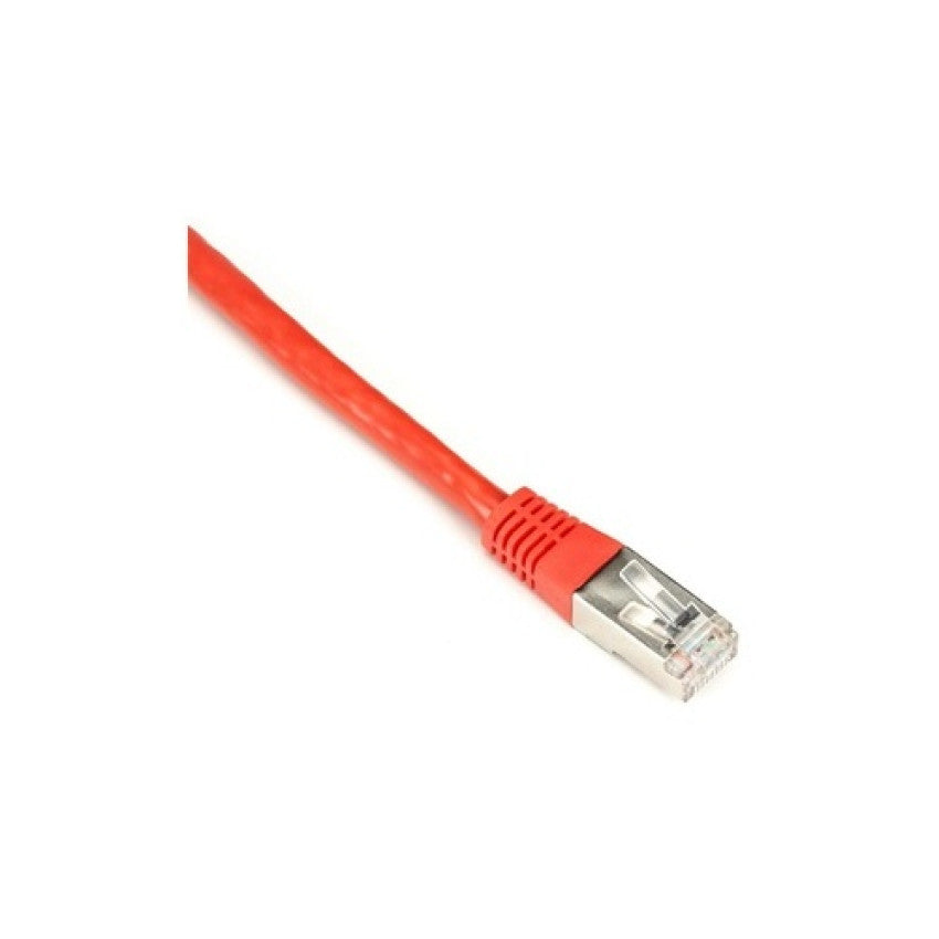 Black Box Cat6 250-mhz Molded Slimline Stranded Ethernet Patch Cable - Shielded (s/ftp), Cm Pvc (rj45 M/m), Red, 10-ft. (3.0-m) (EVNSL0272RD0010)