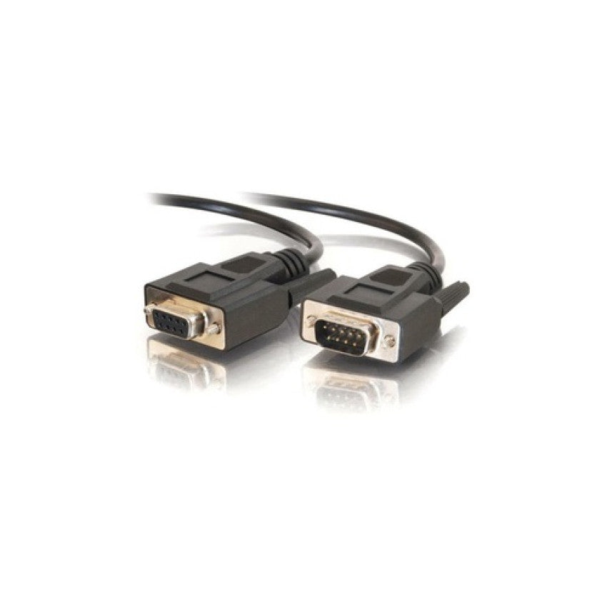 C2G 25ft Db9 M/f Straight Thru Ext Cbl Black (52033)
