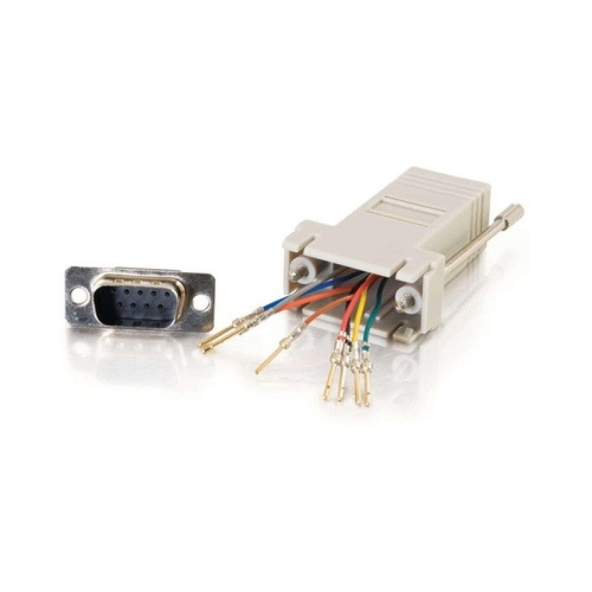 C2G Rj45 To Db9m Mod Adapter - Grey (02945)