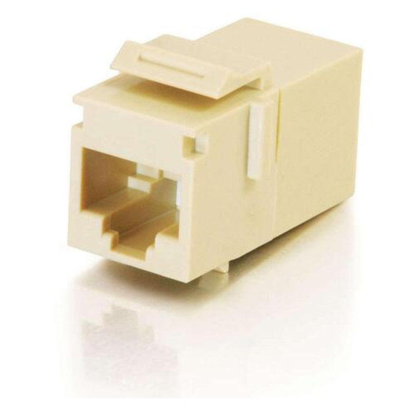 C2G Rj45 8p8c Keystone Insert Coupler Ivory (03674)