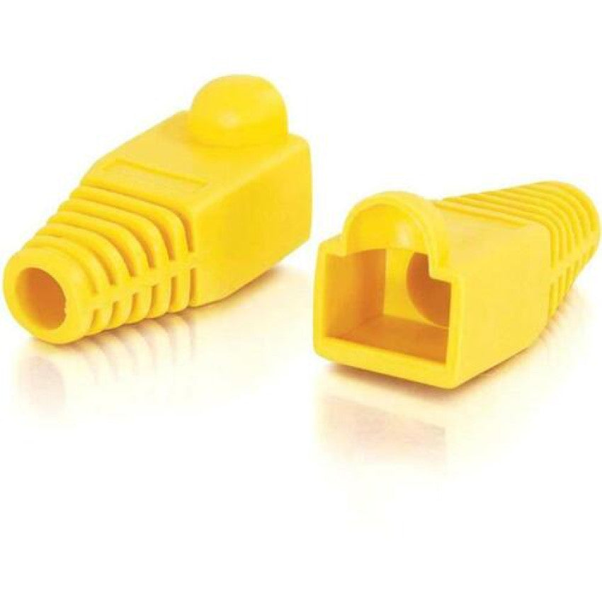 C2G Rj45 Plug Cover-6.0mm Yellow-50 Pk (04756)