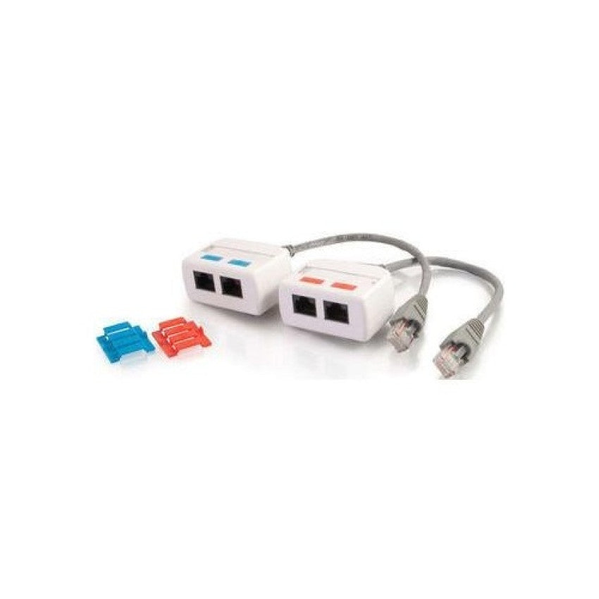 C2G Rj45 Network Jack Splitter Kit (37049)