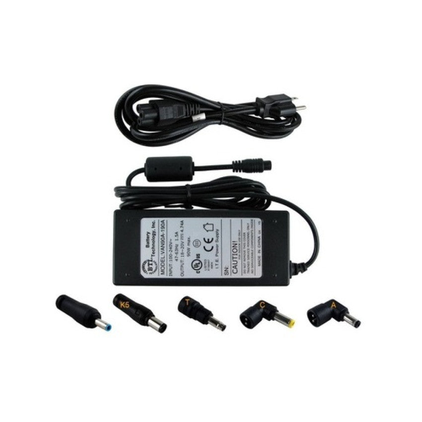 Battery 90w Univ Ac Adapter For Hp & Compaq (ACU90WHP)