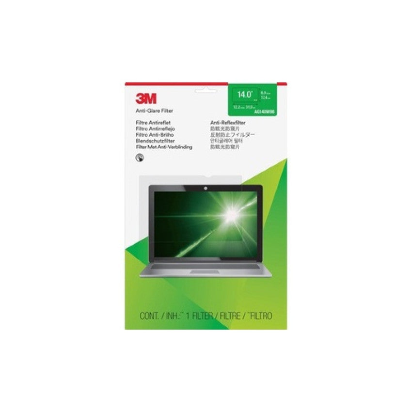 3M Anti-glare Filter 14in Unframed Ws 16:9 (AG140W9B)