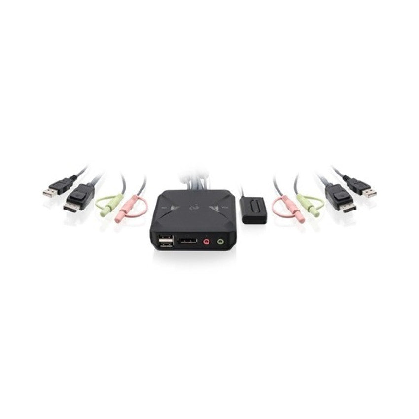 Iogear 2-port Usb Displayport Cable Kvm Switch (GCS52DP)