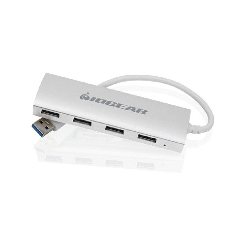 Iogear Aluminum Usb 3.0 4 Port Hub (GUH304)